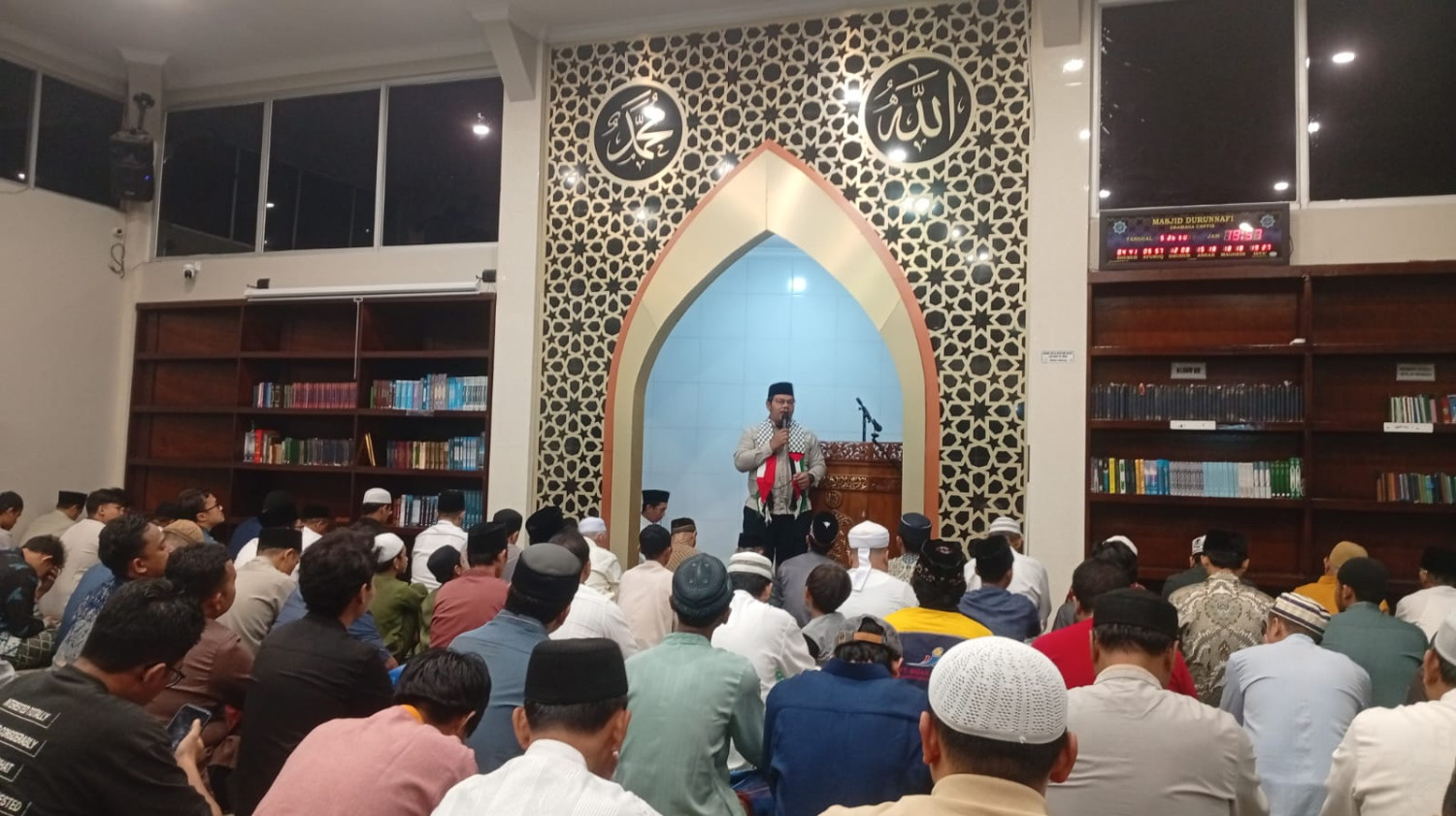 Edukasi dan Ajakan Bantu Penyintas Bencana Sumatera di Masjid Durunnafi Dramaga Cantik