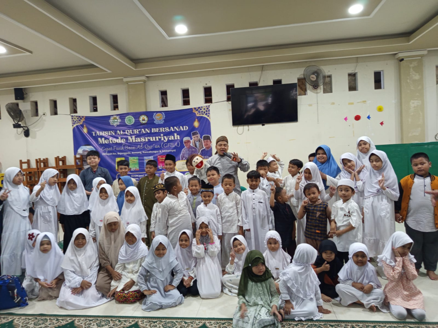 Dongeng Penuh Makna, Anak-anak TPQ Al Muhajirin Diajak Peduli Sesama